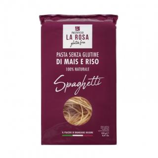 Pastificio La Rosa bezlepkové těstoviny Spaghetti 250 g (Kukuřično-rýžové těstoviny bez lepku)