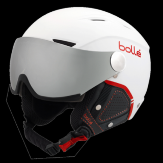 Bolle Backline Visor Premium Soft White/Red Velikost: 56-58 cm
