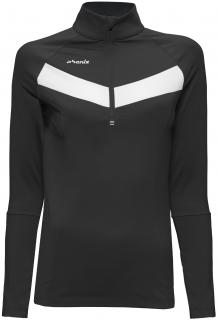 Phenix Gassan 1/2 Zip Tee ES882LS61-BK - Dámský lyžařský rolák Velikost oblečení: 40