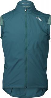 POC Pro Thermal Vest - dioptase blue Cyklistická vesta Velikost oblečení: M