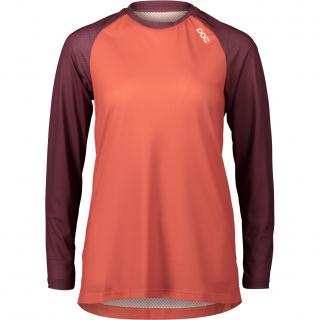 POC Women's MTB Pure Long Sleeve Jersey  Propylene Red/Agate Red Velikost oblečení: M