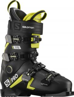 Salomon S/PRO 110 black/acid green Velikost: 25/25,5