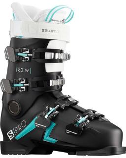 Salomon S/PRO 80 W black/scuba blue Velikost: 25/25,5