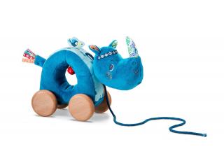 Lilliputiens - nosorožec Marius - tahací hračka (Nosorožec Marius Lilliputiens - tahací hračka)