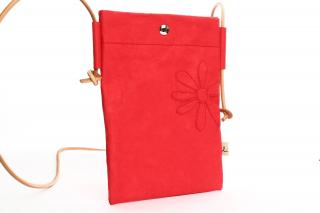 Design Ali Crossbody kabelka Doly 022  z pratelného papíru, červená