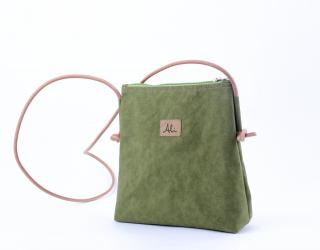 Design Ali Dámská kabelka Viola B 014 z pratelného papíru, zelená