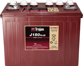 Trakční baterie Trojan J 150 Plus (6 / 6 GiS 125 Plus), 150Ah, 12V