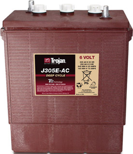 Trakční baterie Trojan J 305 E, 6V