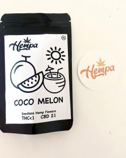 KONOPNÉ KVĚTY ''COCO MELON'' (CBD 21 / 2G) [HEMPA]