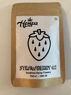 Konopné Květy  STRAWBERRY  (20% CBD / 2G) [HEMPA]