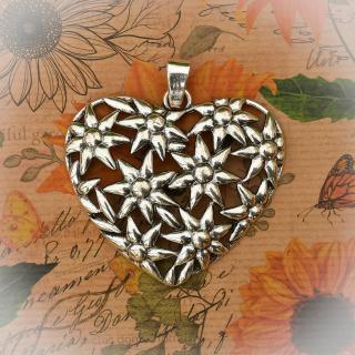 Náhrdelník srdce NS010 (Přívěšek - módní doplněk, šperk)