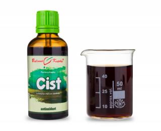 Bylinné kapky Cist šedavý (růže cistová - skalní)  50 ml