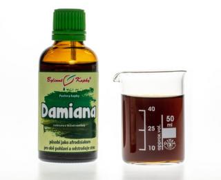 Bylinné kapky Damiana kapky (tinktura) 50 ml