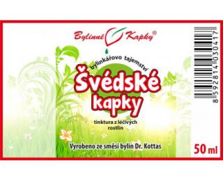 Bylinné kapky Švédské ( tinktura) 50ml