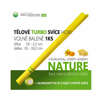 Hoxi Turbo svíce Nature 1ks