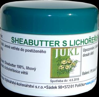 Jukl Bylinná mast Sheabutter s lichořeřišnicí 50ml