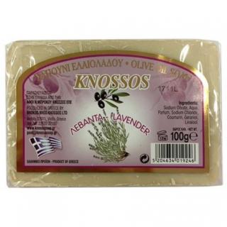 Knossos Mýdlo Olivové Řecké Levandule 100g