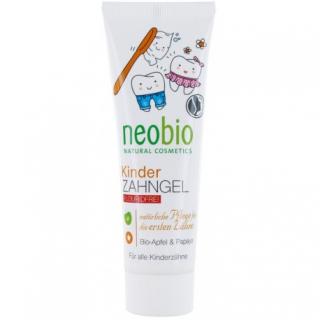 NEOBIO Dětský zubní gel Bio-Jablko &amp; Papaya 50 ml