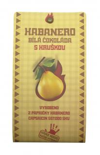 Habanero s hruškou bílá čokoláda