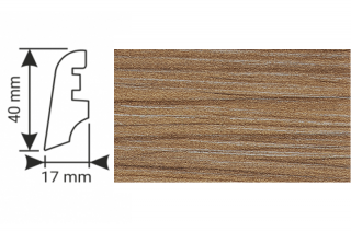 K-Produkt lišta KP40 26424 Dub bělený tmavý