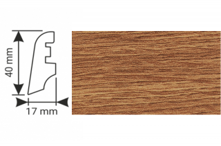 K-Produkt lišta KP40 3131 Dub I