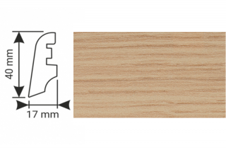 K-Produkt lišta KP40 3660 Dub L