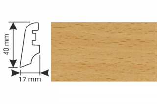 K-Produkt lišta KP40 54001 Buk přírodní