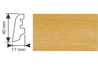 K-Produkt lišta KP40 54007 Buk B
