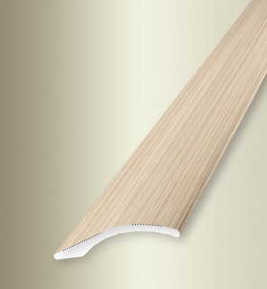 Küberit 247 H/SK - Přechodová lišta 40 mm dekor dřeva, nivelace 0 - 18 mm, samolepicí Barva dekoru: dub bělený H33, Délka lišty: 270 cm
