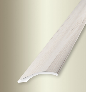 Küberit 247 H/SK - Přechodová lišta 40 mm dekor dřeva, nivelace 0 - 18 mm, samolepicí Barva dekoru: dub krémový H64, Délka lišty: 270 cm