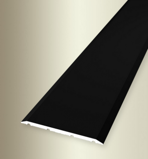 Küberit 441 SK - Přechodový profil 40 mm, plochý - samolepicí Barva dekoru: černá F16 - RAL 9005, Délka lišty: 100 cm