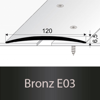 Limitovaná edice - Přechodový profil 120 mm E03 oblý - šroubovací