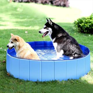 PET ARTIS Bazén skládací pro psy modrý PVC Rozměry: 20x80cm