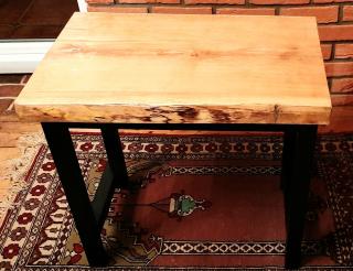 Desky HEVEA - Colombo Trading Stůl buk s oblinou 65 x 50 x 6 cm