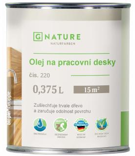 G-Nature Olej G Nature ECO nezávadné na pracovní desky 220