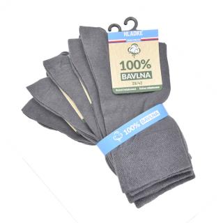 RS 91009 100% bavlna Velikost: 39-42, Barva: Šedá tmavá