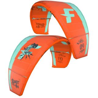 F-one BANDIT S4 2023 barva: BANDIT S4-B - FLAME / MINT, velikost: 11 m²