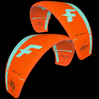 F-one BANDIT XVI 2023 barva: BANDIT XVI-B - FLAME / MINT, velikost: 7 m²