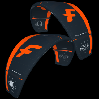 F-one BANDIT XVI 2023 barva: BANDIT XVI-C - ONYX / FLAME, velikost: 7 m²
