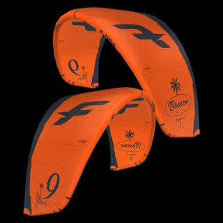 F-one BREEZE V4 2023 barva: breeze B - FLAME / ONYX, velikost: 7 m²