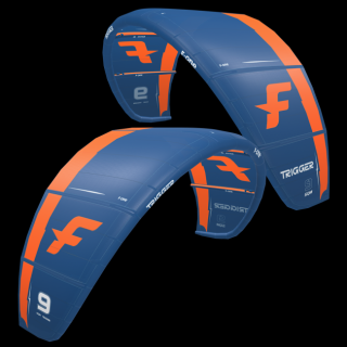 F-one TRIGGER 2023 barva: TRIGGER-B - ABYSS / FLAME, velikost: 9 m²