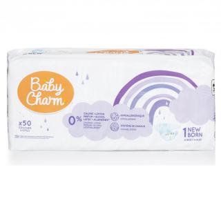 Baby Charm Super Dry Flex 1 Newborn 2-5 kg 50 ks