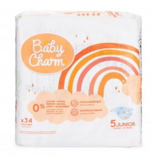 Baby Charm Super Dry Flex 5 Junior 11-16 kg 34 ks