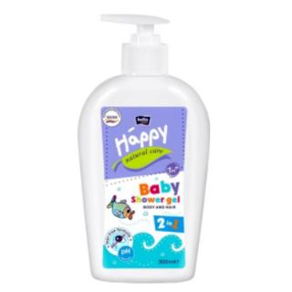 Bella Baby Happy Natural Care mycí gel na tělo a vlasy 300 ml