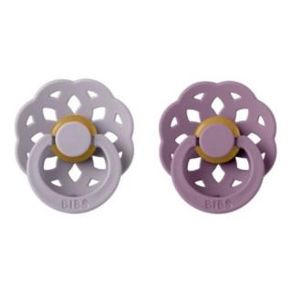 BIBS Boheme dudlíky z přírodního kaučuku 2 ks vel. 2 Fossil Grey/Mauve