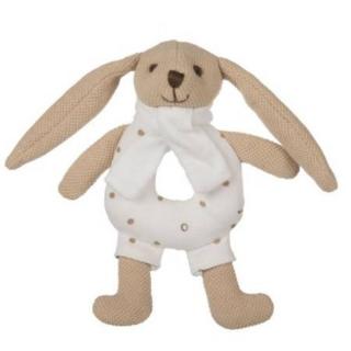 Canpol Zajíček s chrastítkem Bunny Beige