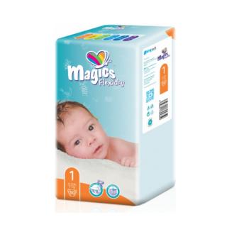 Magics Flexidry vel. 1 Newborn 2-5 kg 50 ks