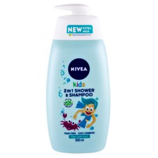 Nivea Kids Boy 2v1 sprchový gel a šampon 500 ml