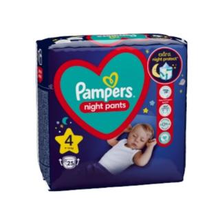 PAMPERS Night Pants 4 9-15 kg 25 ks