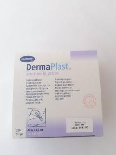 DermaPlast injekční náplast Sensitive 4 x 1,6 cm 250 ks